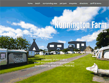 Tablet Screenshot of camping-in-sussex.com